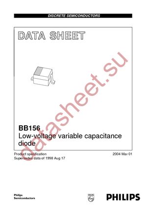 BB156 T/R datasheet  